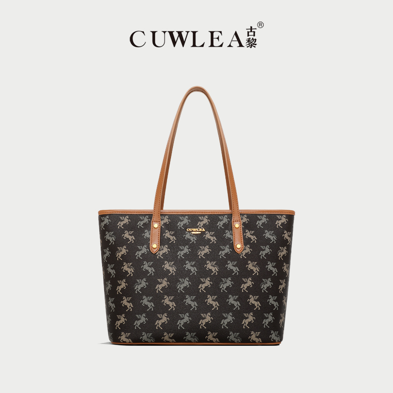 【小健专属】CUWLEA/古黎新款时尚女包大容量妈咪包托特包GL-9219