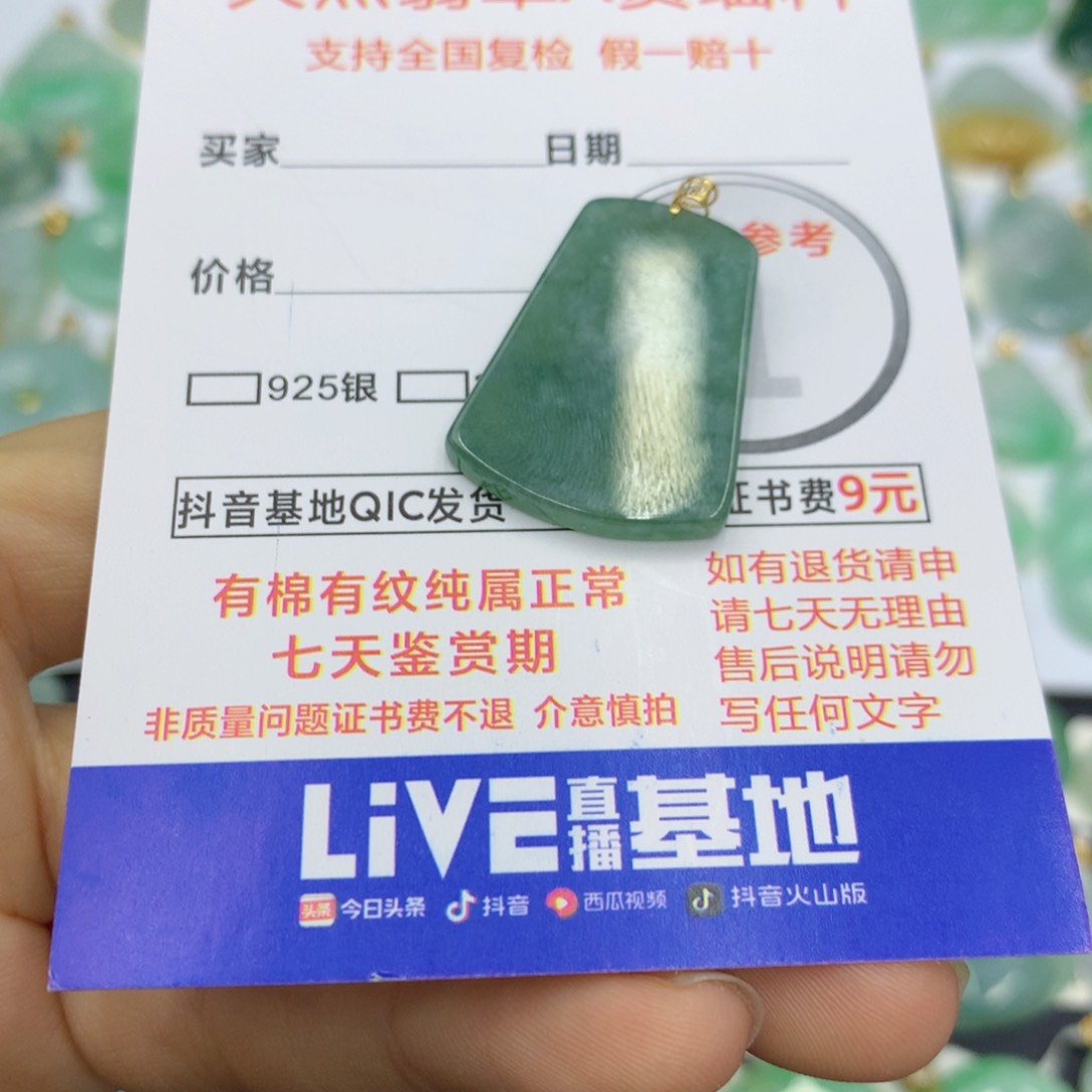 翡翠颈饰未镶嵌翡翠