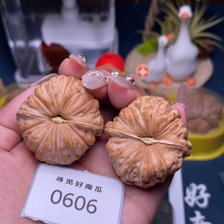 把件文玩核桃南瓜墩42-0606