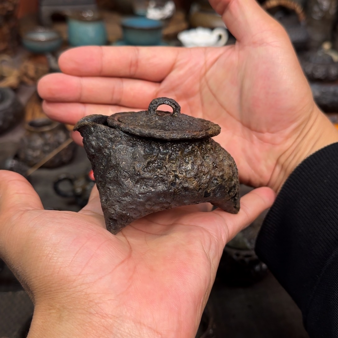 壶全手写三足陶鬲宝瓶