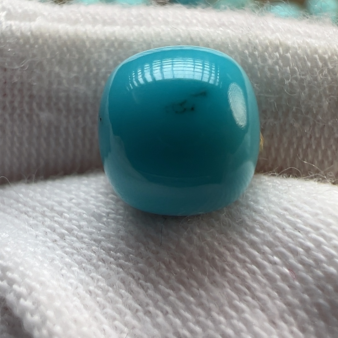 绿松石未镶嵌配饰8×7.4