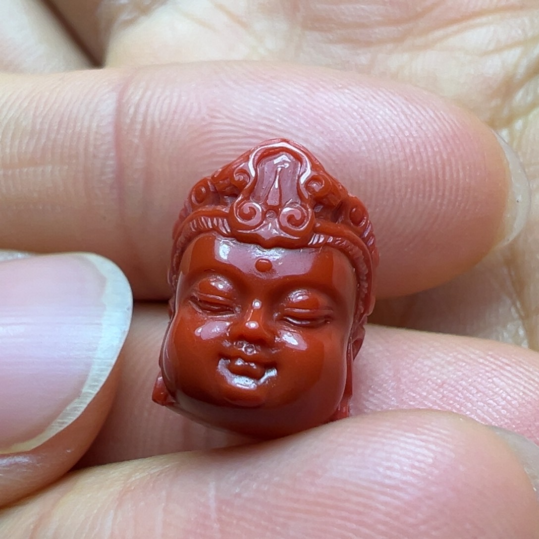 南红玛瑙宝宝佛未镶嵌