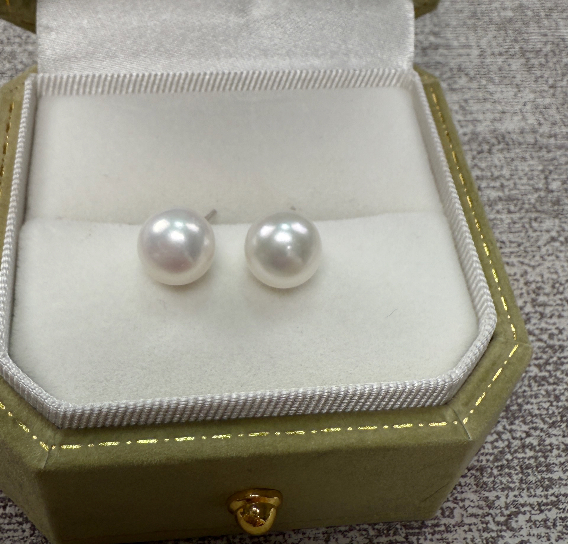 天然珍珠（馒头珠）9-10mm 极光