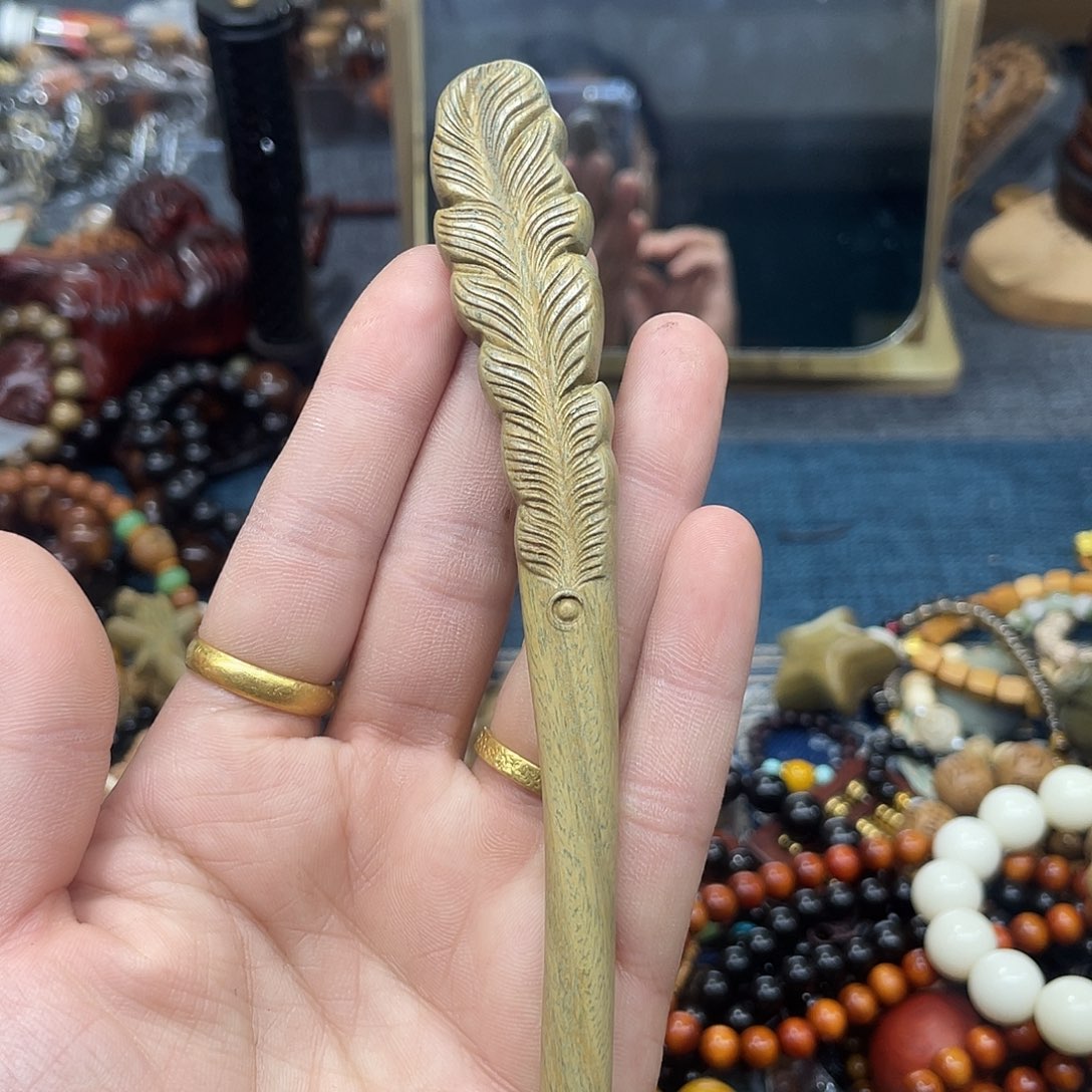 维腊木（绿檀）无事牌