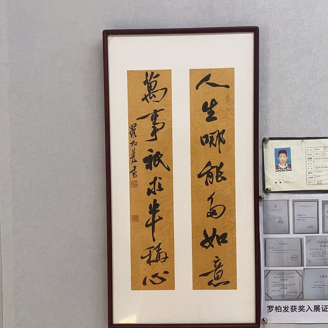 书法罗柏发书法人生