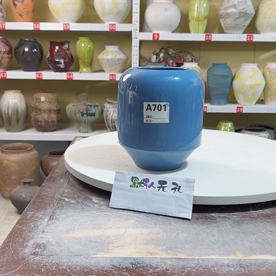 瓶高22口12。陶瓷花瓶摆件摆件。701