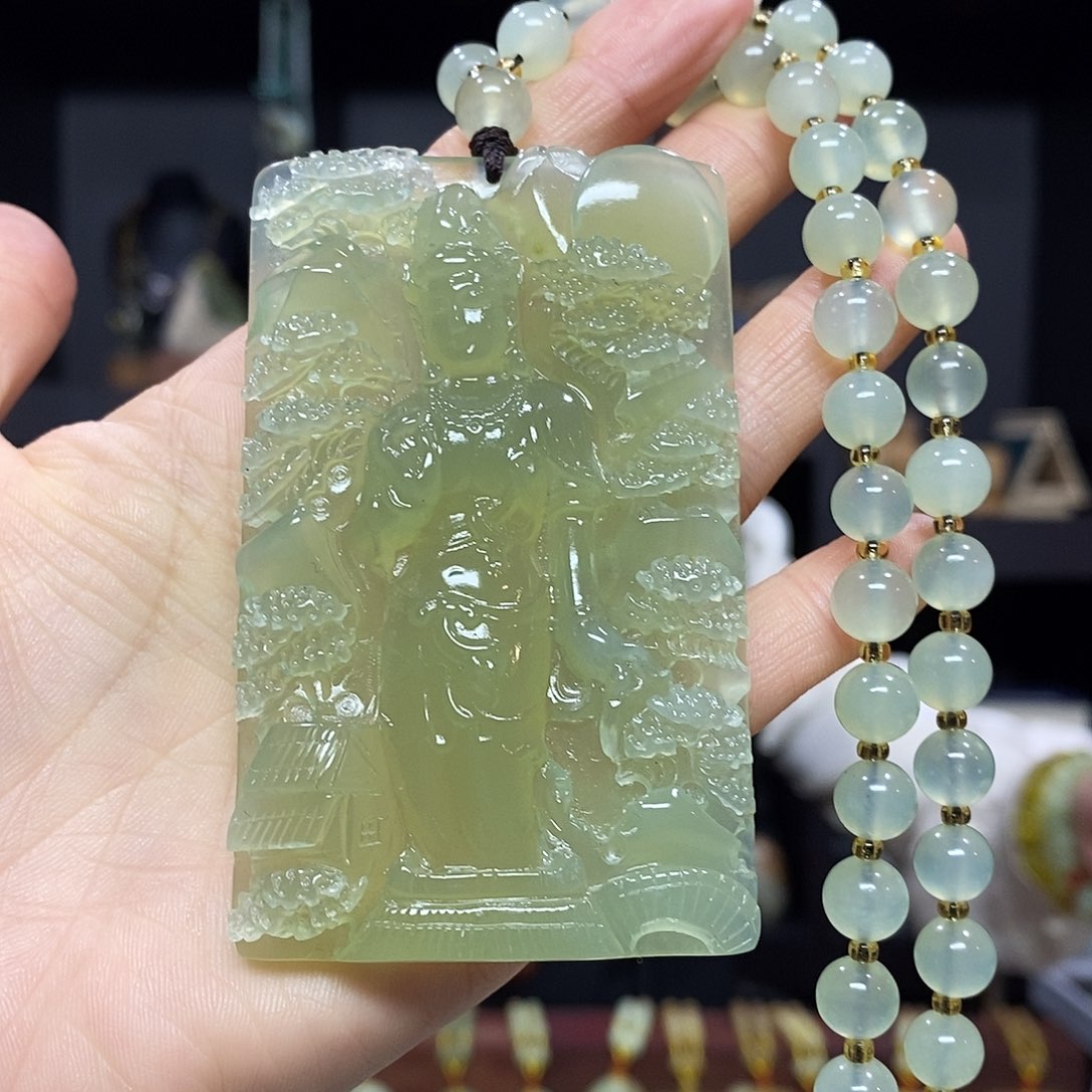 岫玉挂件吊坠未镶嵌