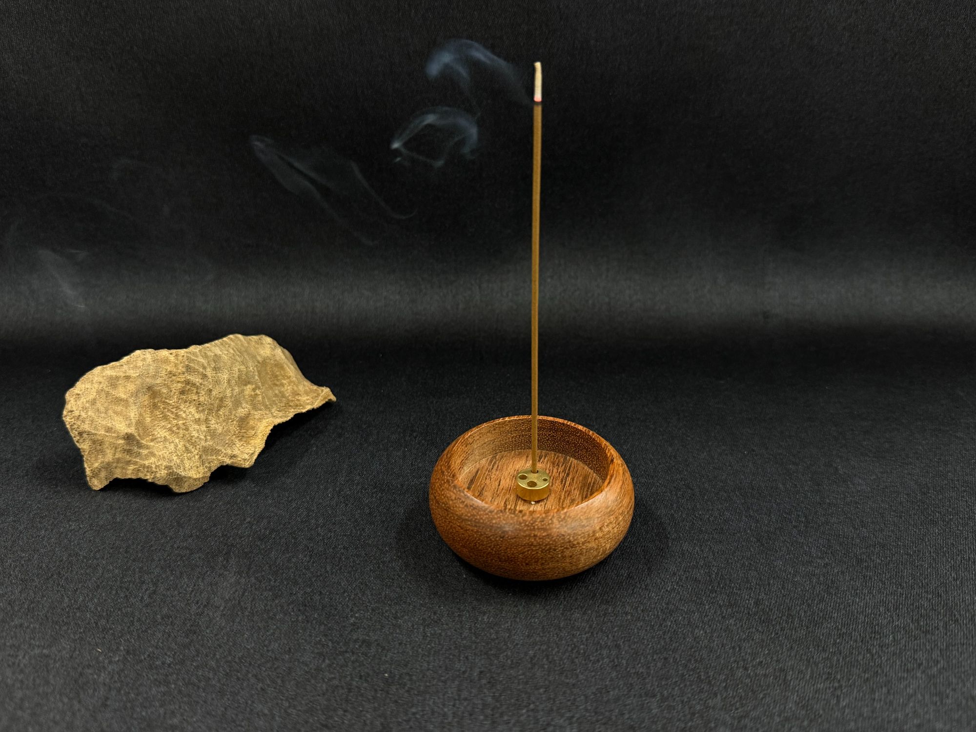 花梨木多孔迷你线香插家用室内檀香炉香薰炉