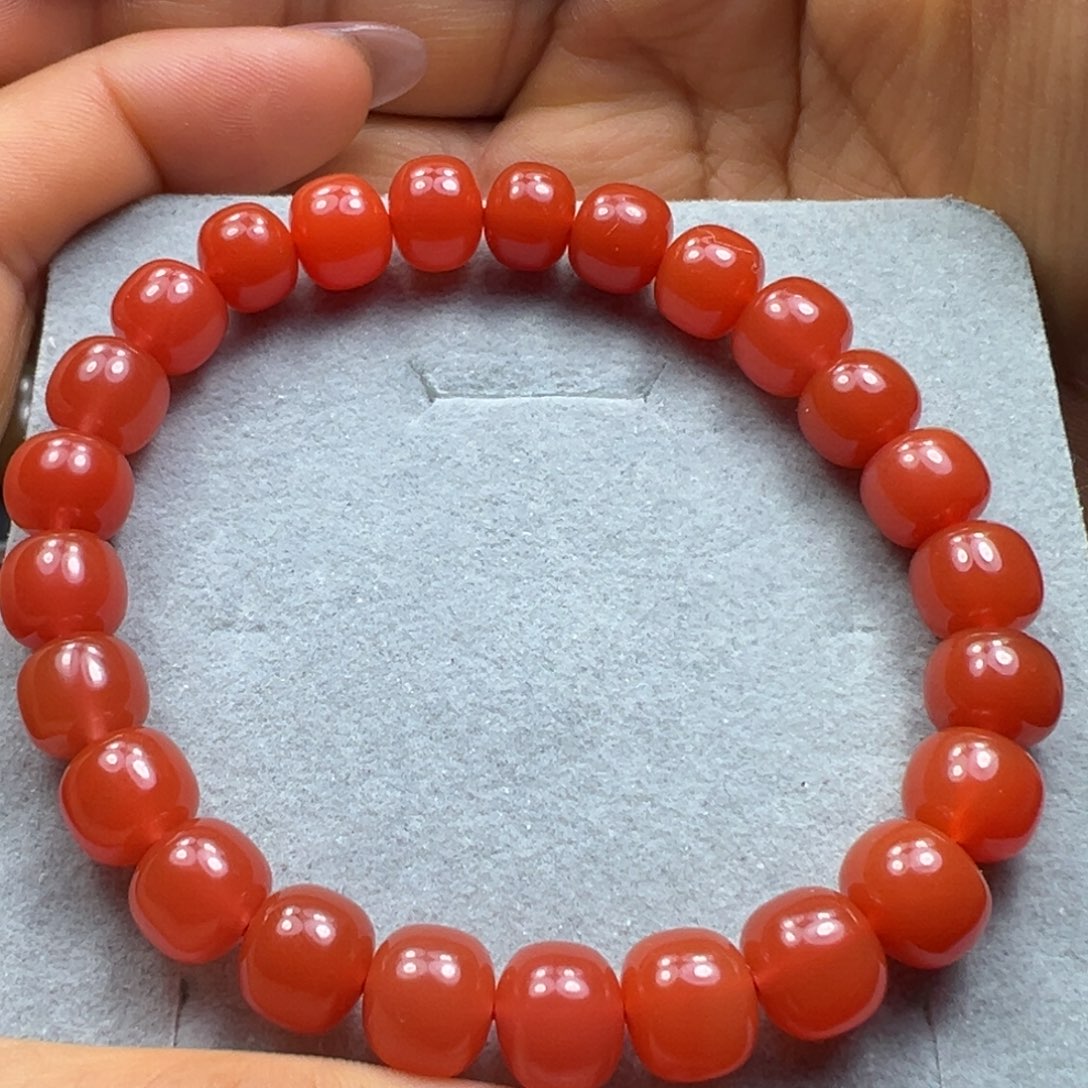 南红玛瑙未镶嵌手串
