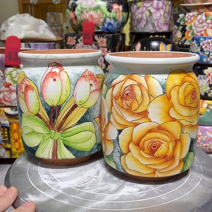 景德镇艺术手绘作品