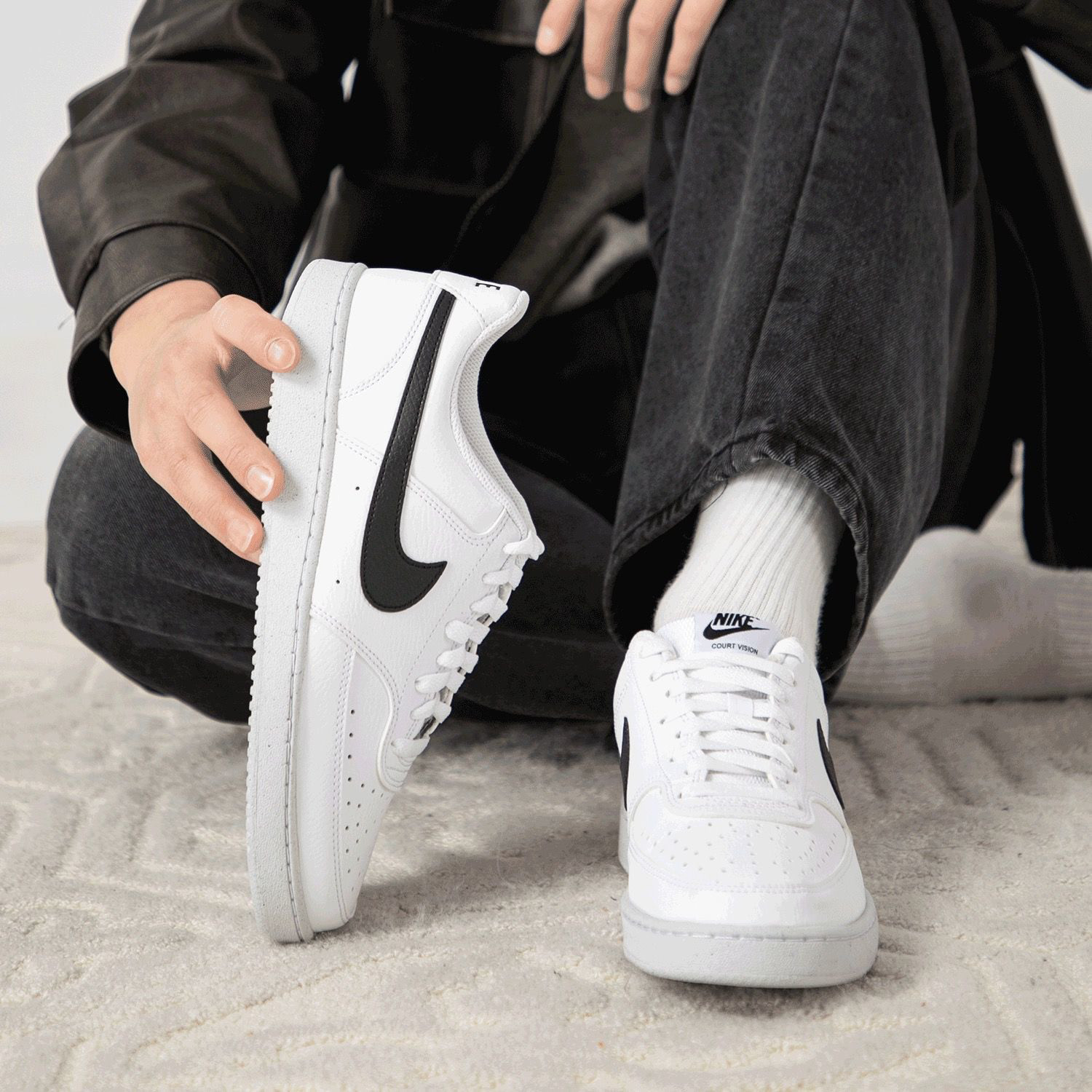 宝宸NIKE耐克男子COURT VISION运动休闲舒适轻便休闲鞋DH2987-101