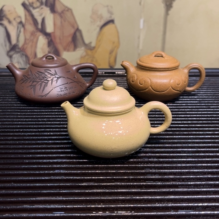 紫砂茶壶本绿容天