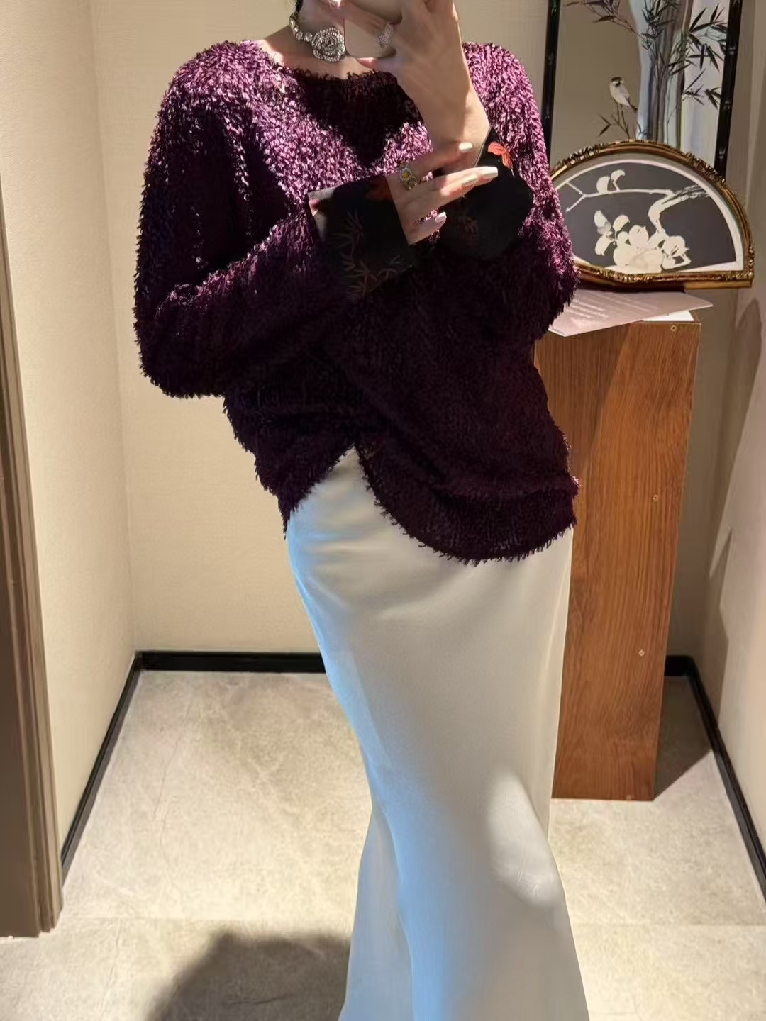 时尚复古百搭上衣