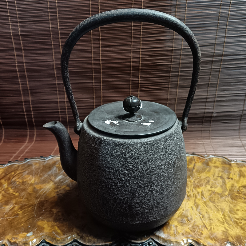 127号海铜盖陶瓷铁壶茶道