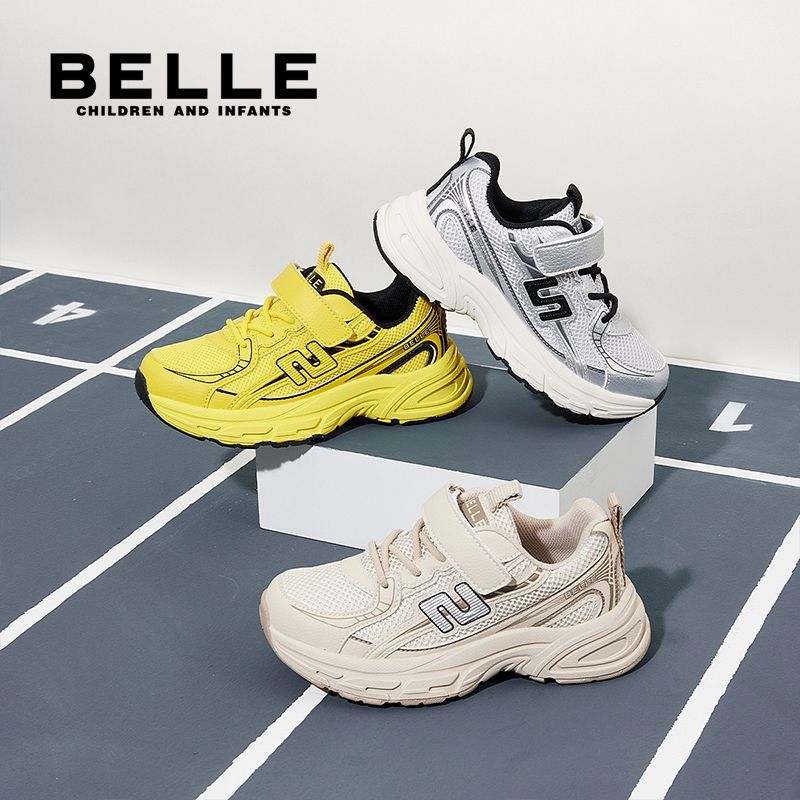 BELLE/百丽2025秋季新款开学季男女童运动休闲鞋跑步鞋 L5Q340 HY