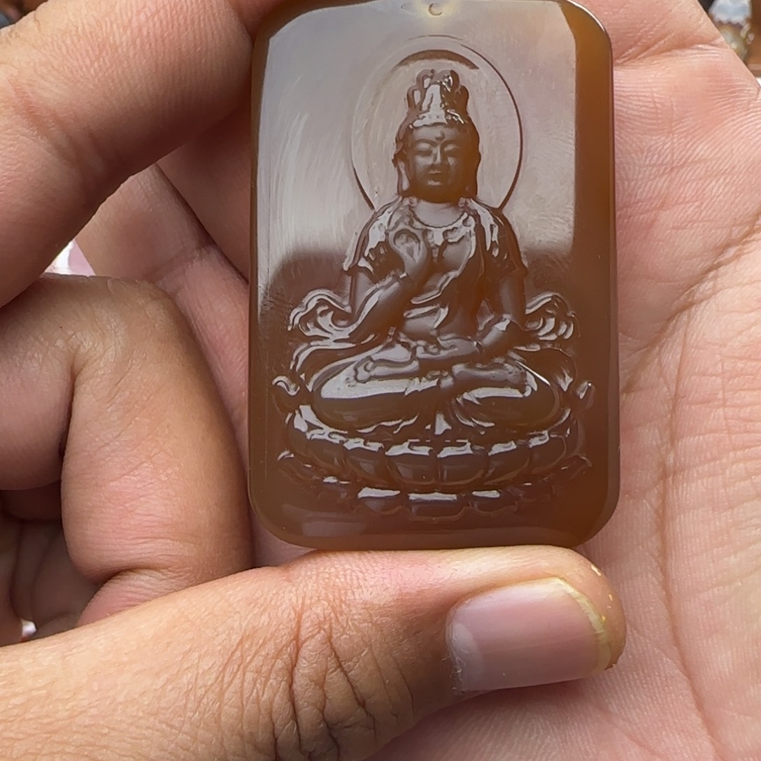 竹***玛瑙/玉髓未镶嵌颈饰