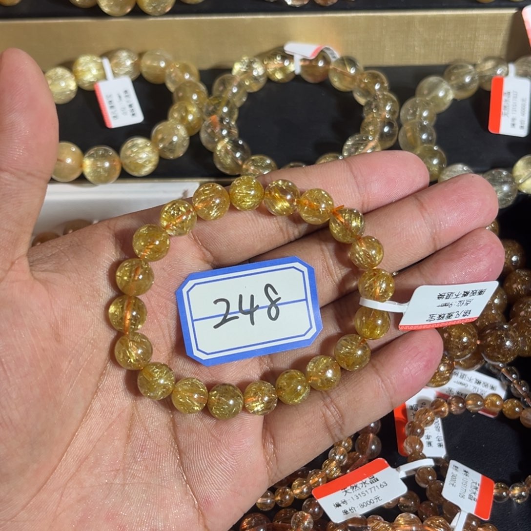 未镶嵌手链水晶?****晶莹剔透