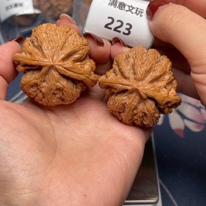 文玩核桃把件粗筋48.223