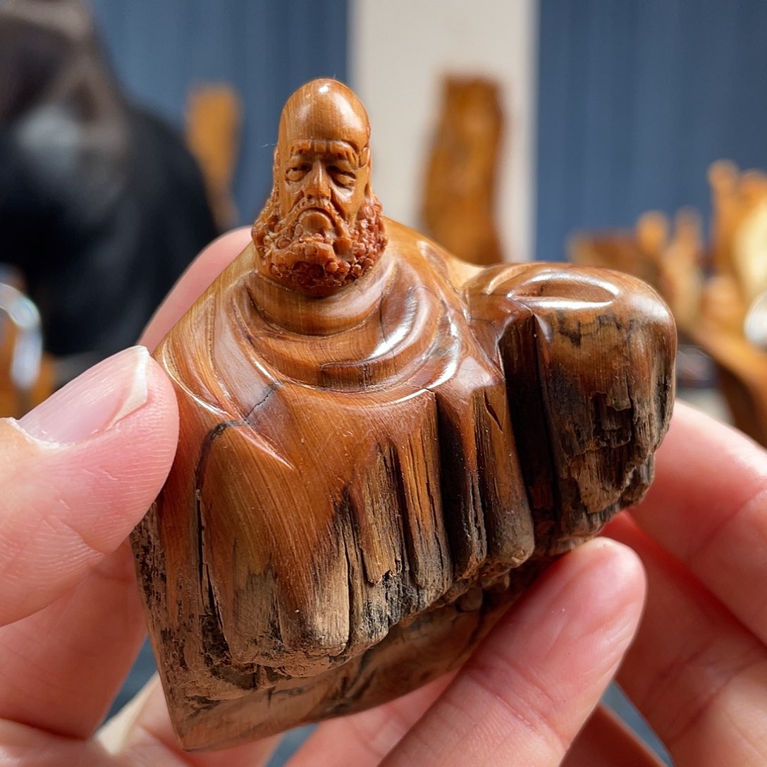 柏木（崖柏）手把件