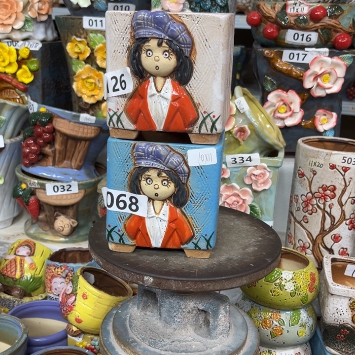 紫砂花盆粗陶材质多肉花盆