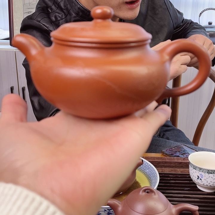 老***凯紫砂茶壶半手朱泥