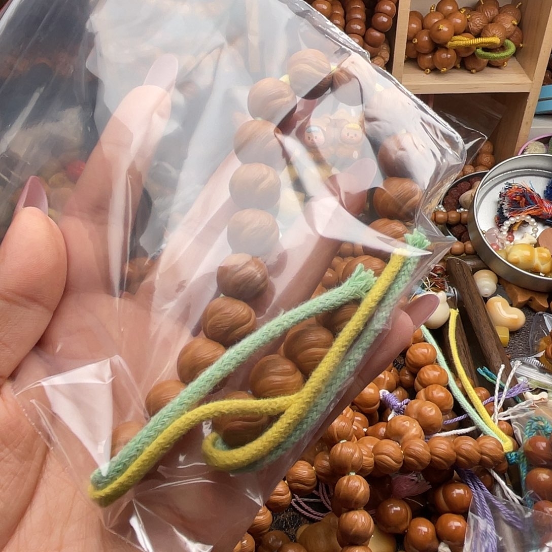 梦***✺猴头核桃手串13+微瑕卷卷酥