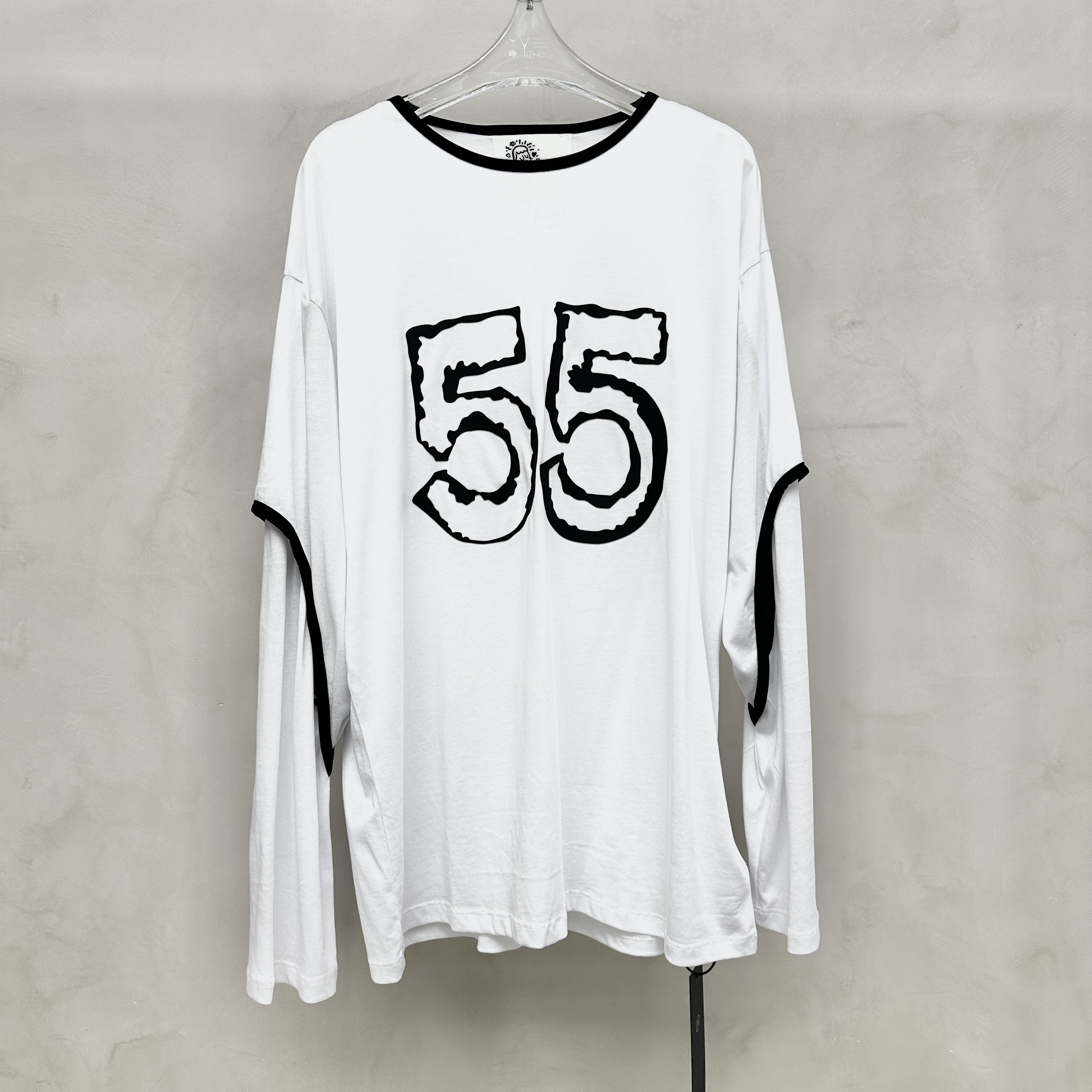 AN9.Studio︱新款55号长袖拼接T恤A134