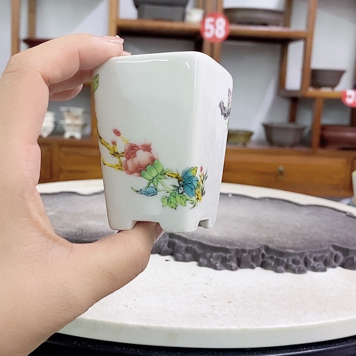 紫砂花盆瑕疵7-5。。。。