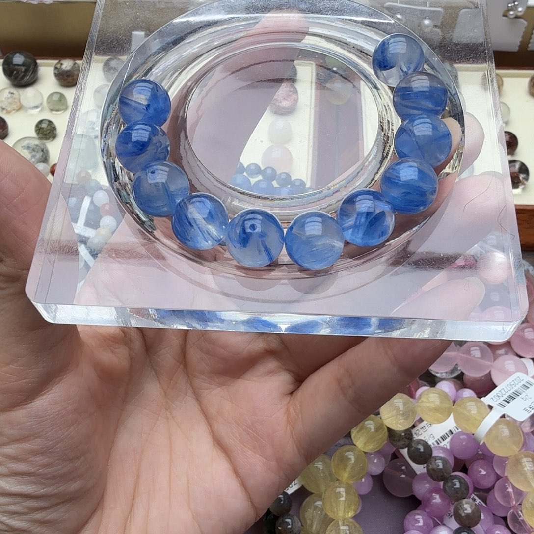 手链蓝晶石未镶嵌散珠