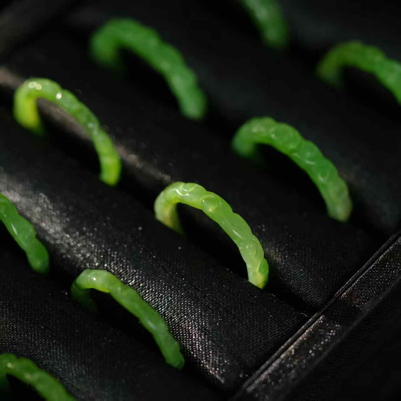 【初见珠宝】和田玉戒圈18-3CH409X39【多样性发一件】圈口12-23