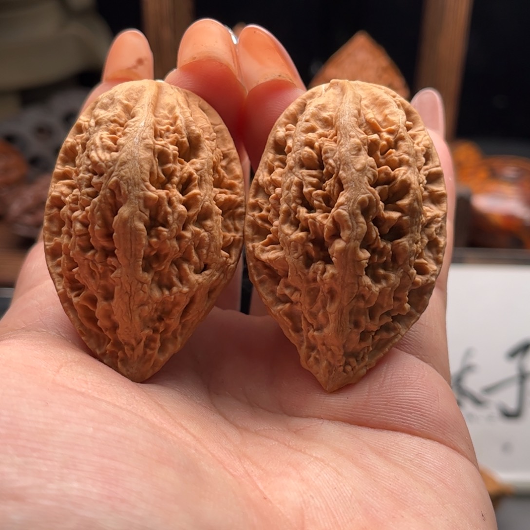 文玩核桃把件关东木子家楸大胖45