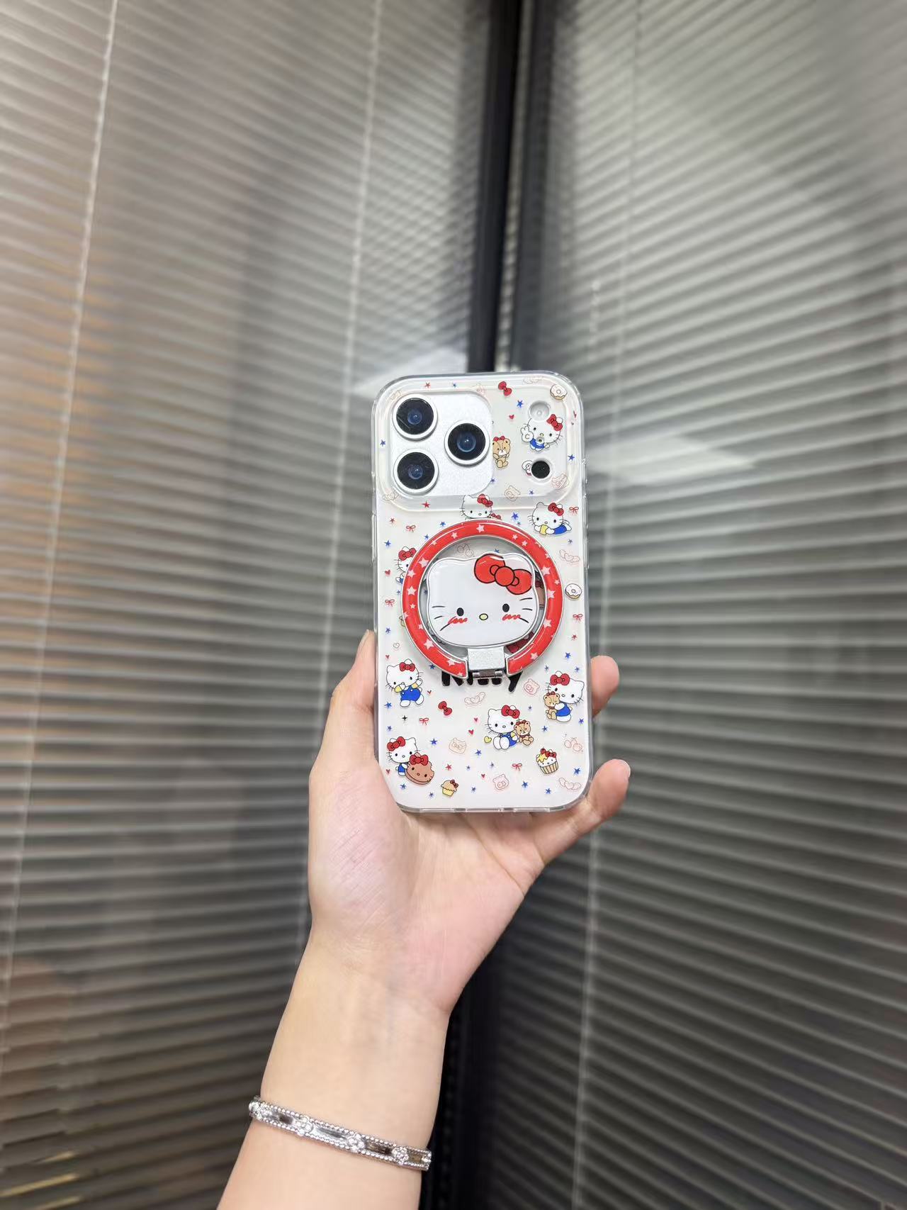 羞羞kt支点支架imd双层磁吸手机壳一套