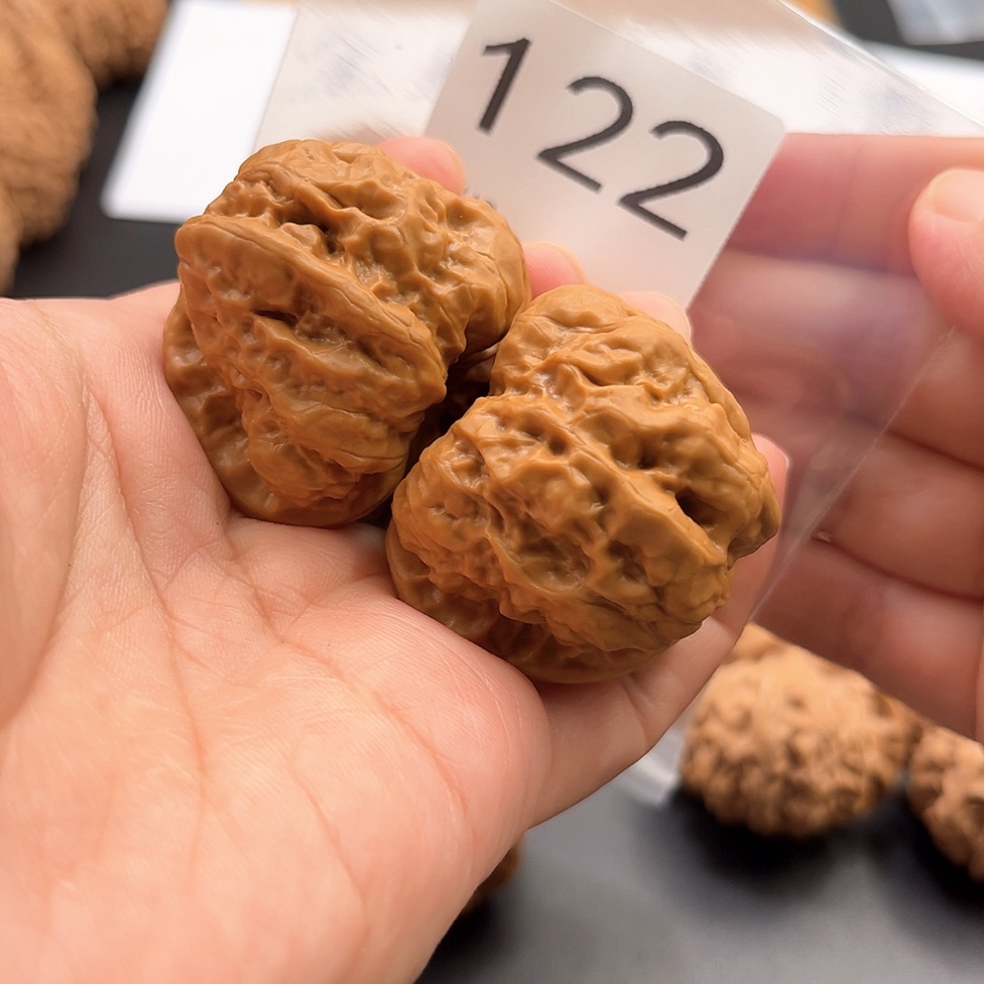 原***乐文玩核桃把件蛙蛙精品40肚40