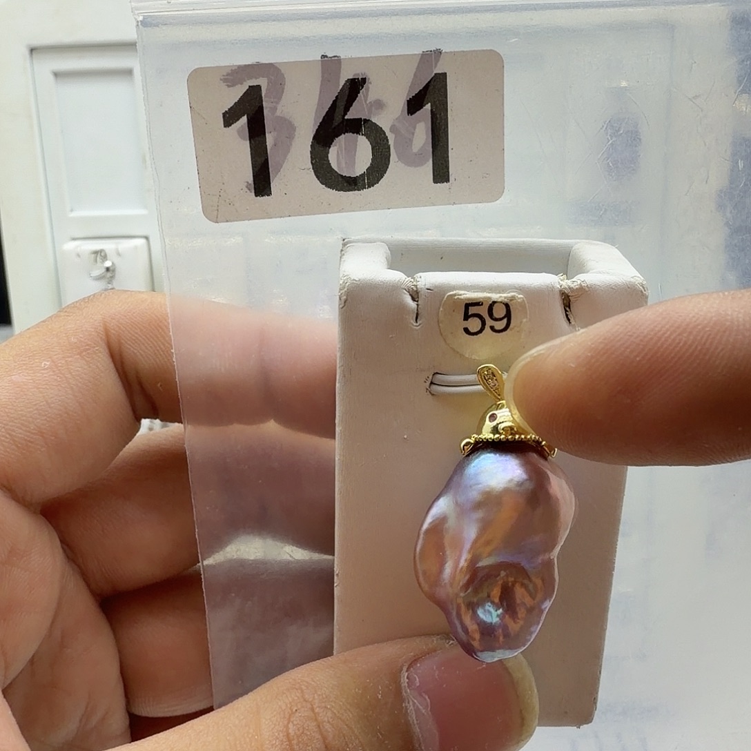 淡水珍珠合金颈饰