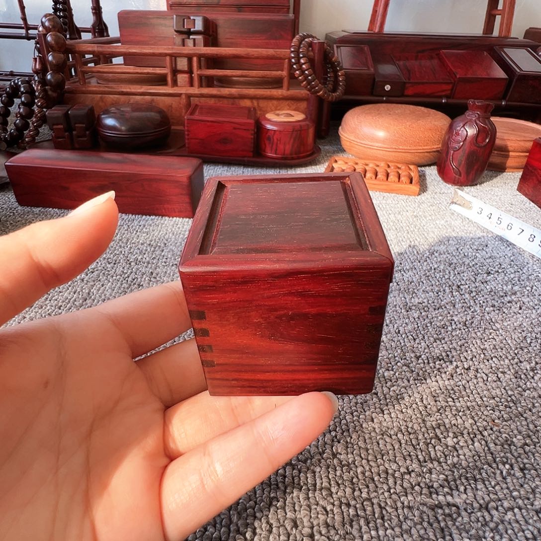 檀香紫檀（小叶紫檀）抽拉盒