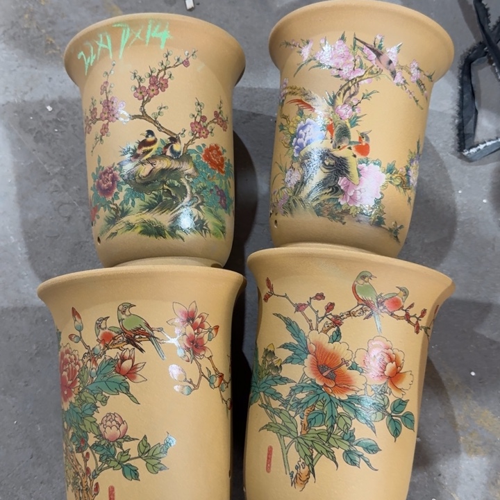 紫砂花盆22/17/14