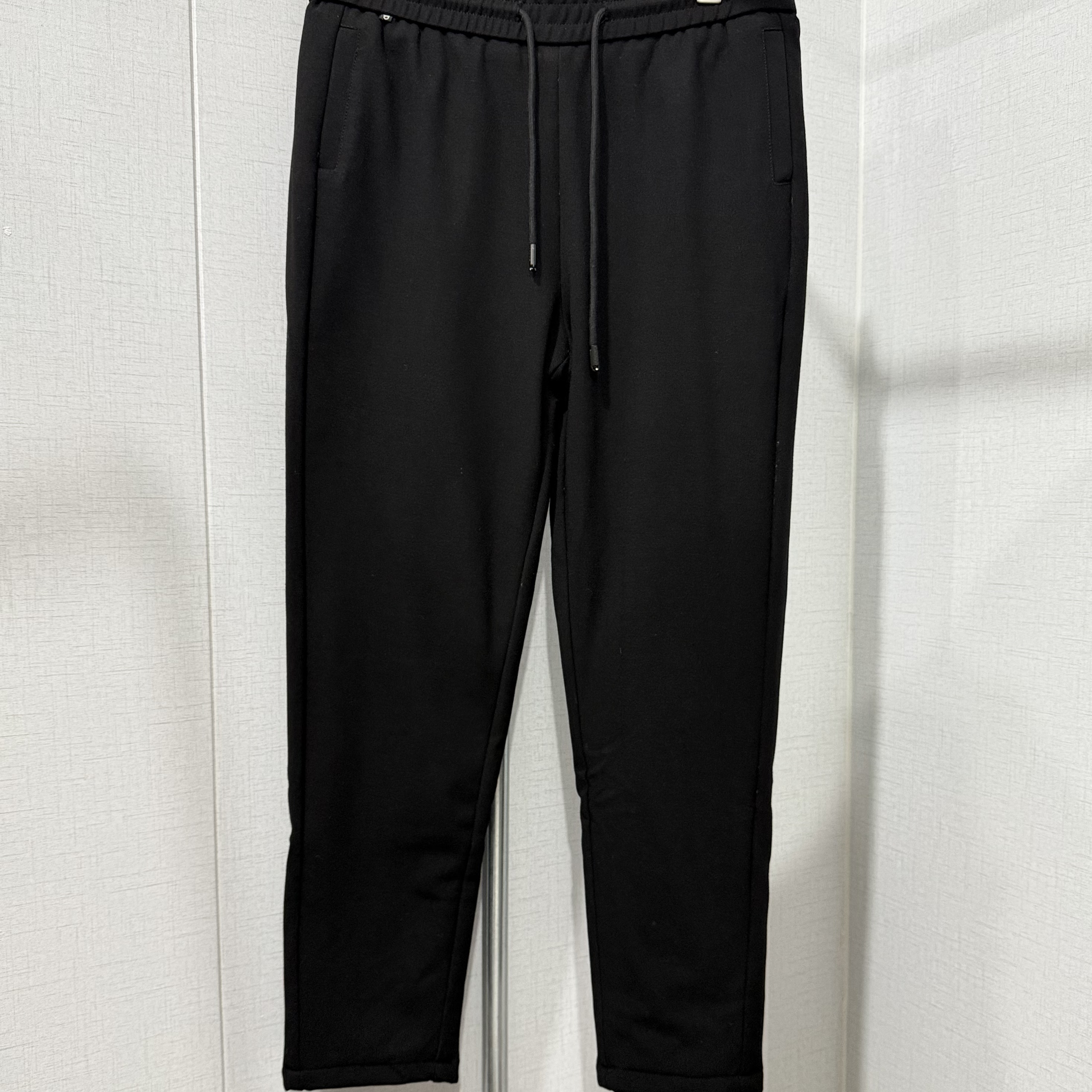 现71687大码女装加桑蚕丝羊绒保暖休闲直筒裤（裤长96左右）