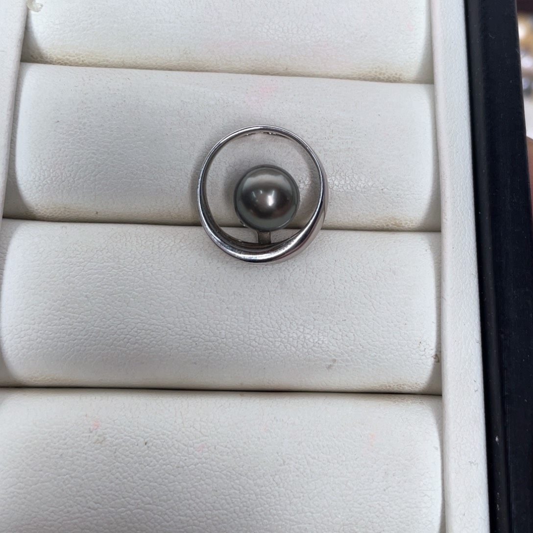 银S925镶嵌颈饰海水珍珠