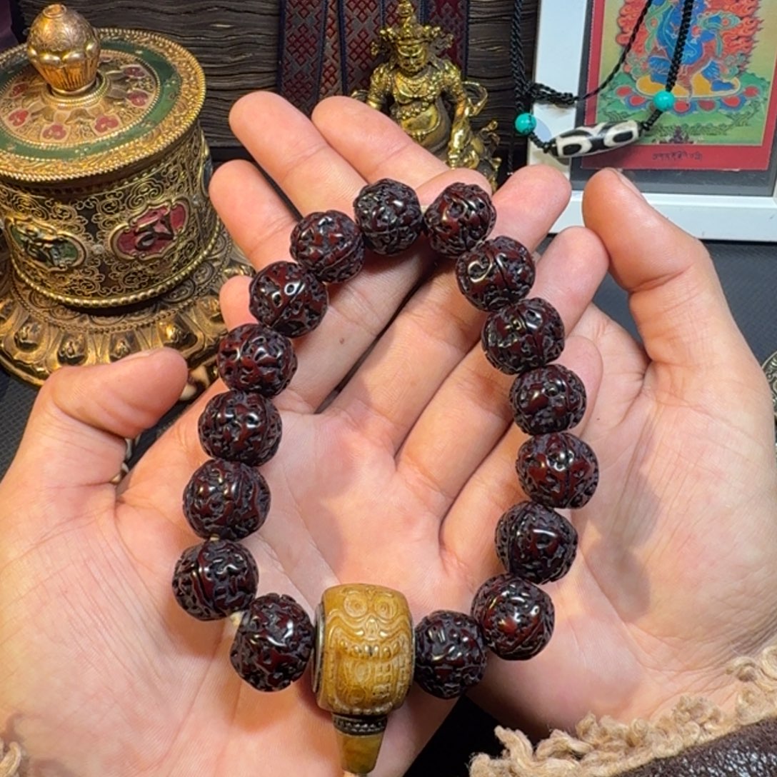 藏传精美的小九宫牌