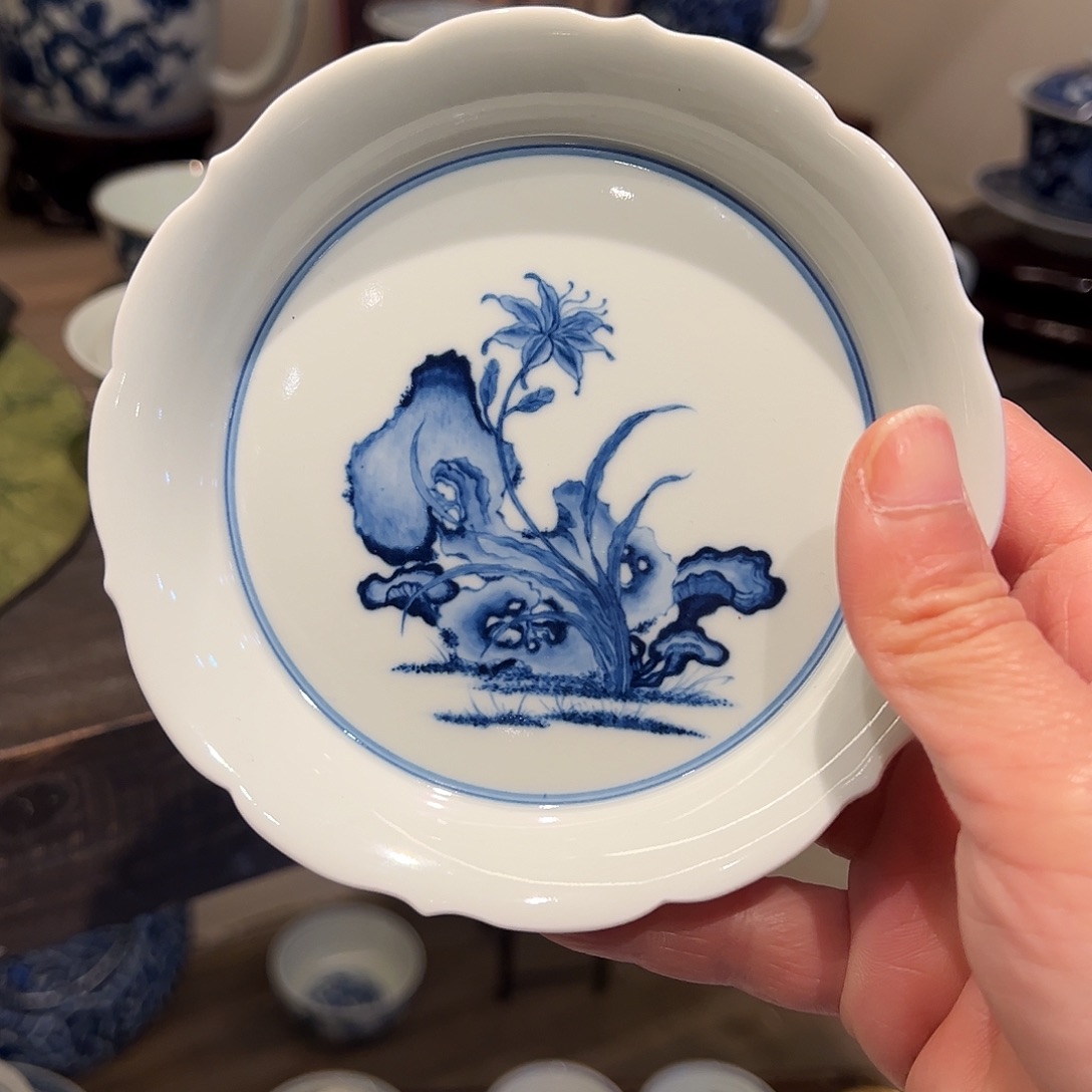 钟家窑易修花口壶承