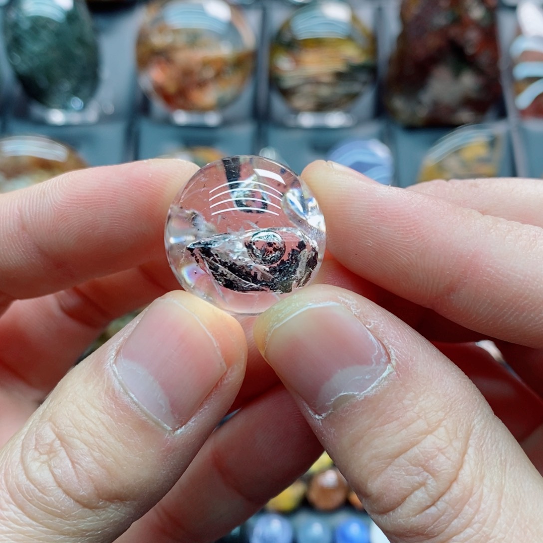 水晶颈饰银S925镶嵌罗***魔水晶颈饰吊坠