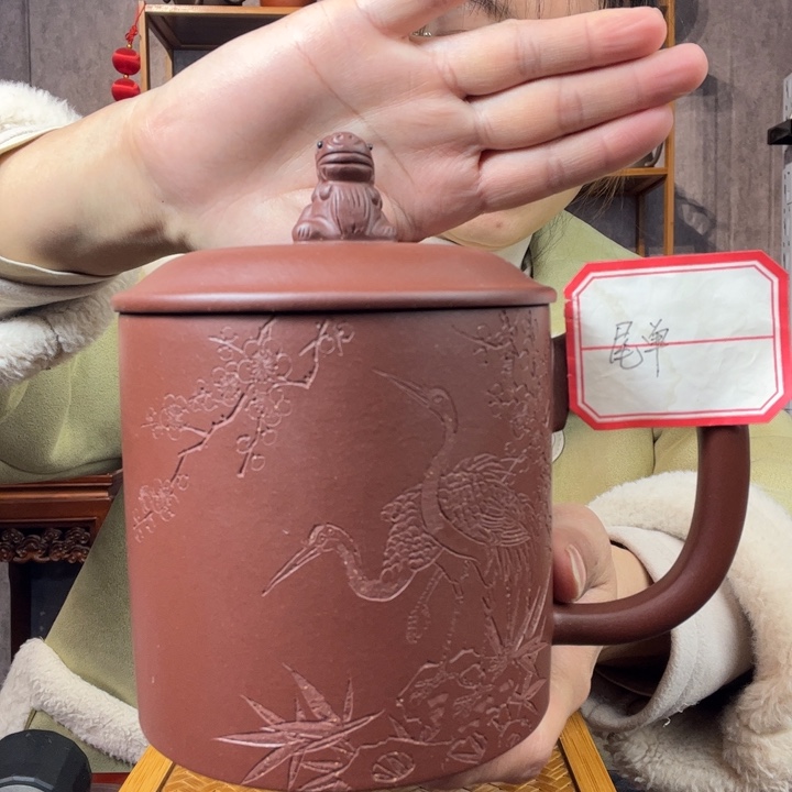 茶杯紫砂原矿紫砂杯