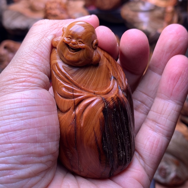 柏木（崖柏）崖柏陈化料手把件