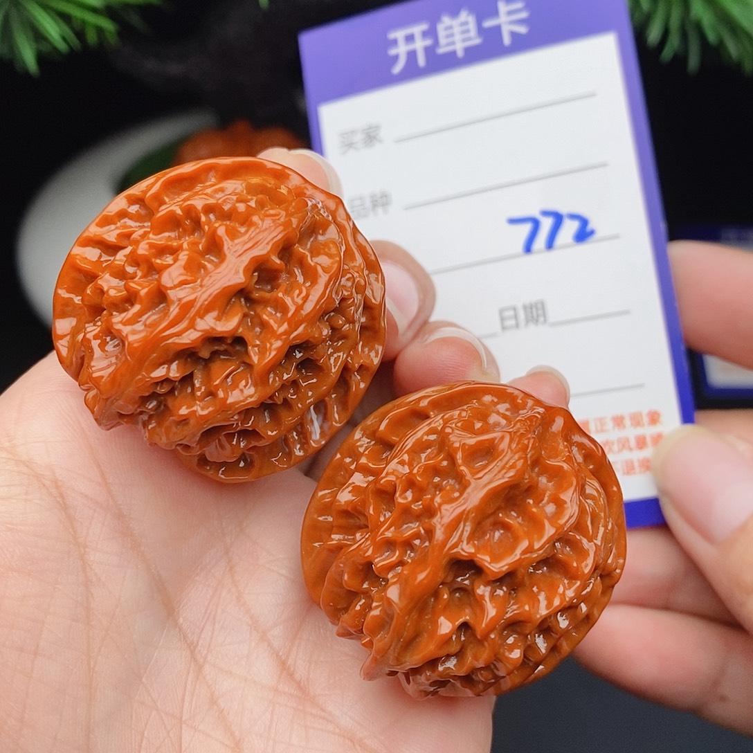 文玩核桃把件36苹果772
