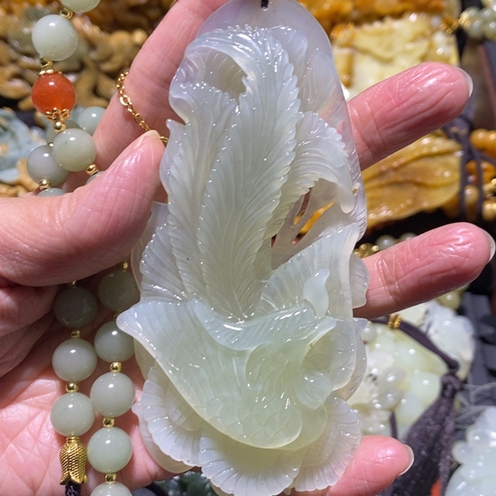 岫玉岫玉吊坠未镶嵌