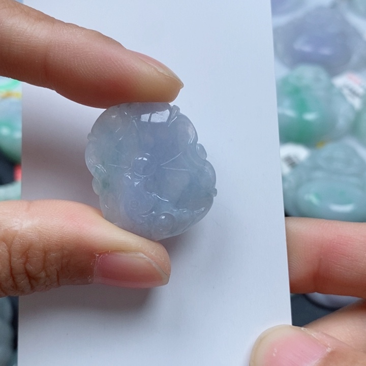 翡翠颈饰未镶嵌尺寸26/22/6