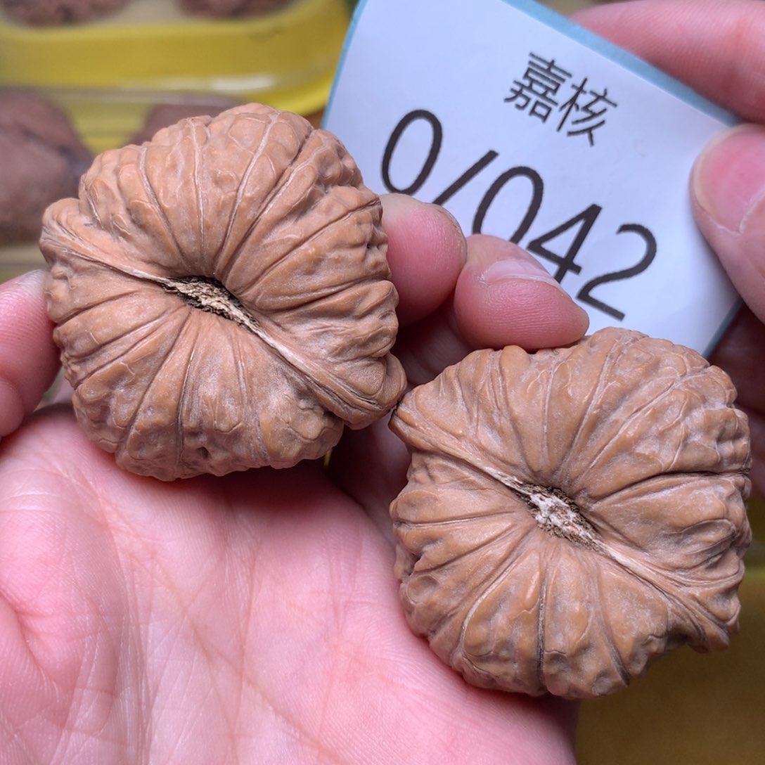 文玩核桃把件肉球南瓜墩43