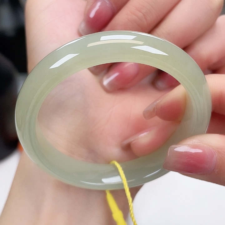 和田玉手镯5253未镶嵌