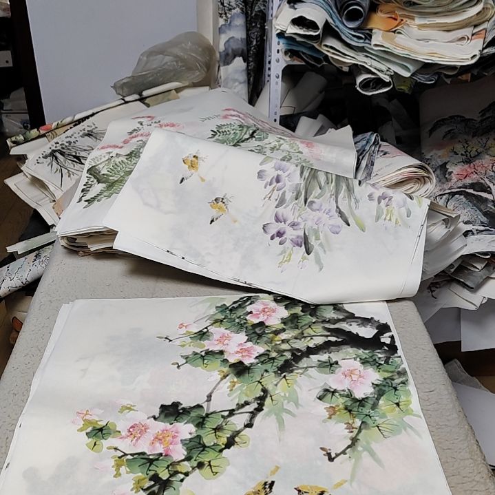 M***u国画落款卡章后台备注