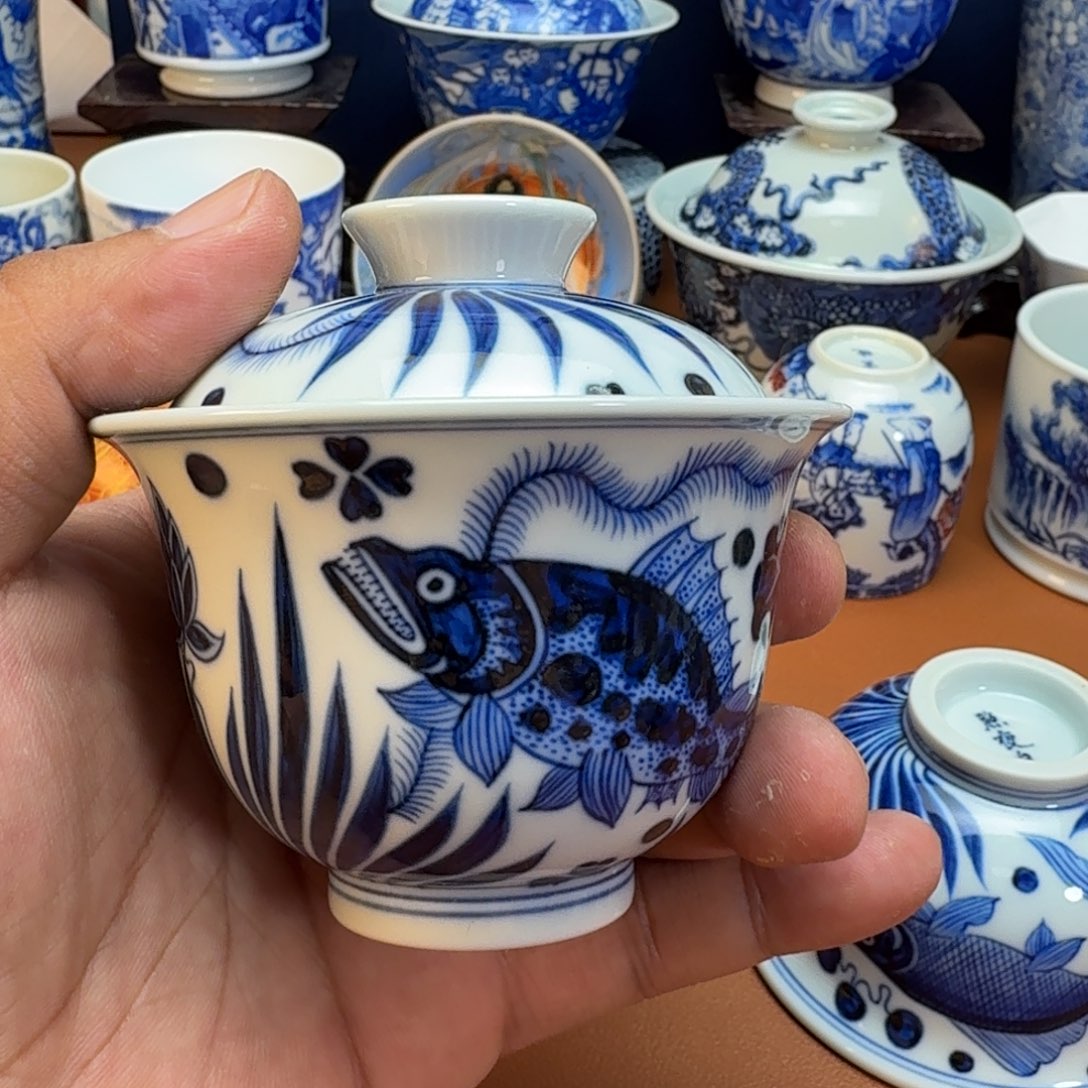 杯子景德镇全手工手绘陶瓷